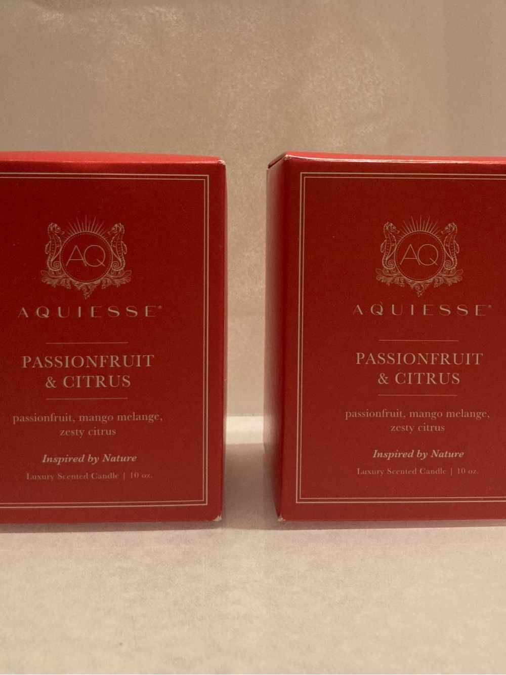 AQUIESSE PASSIONFRUIT & CITRUS Luxury Scented Candles